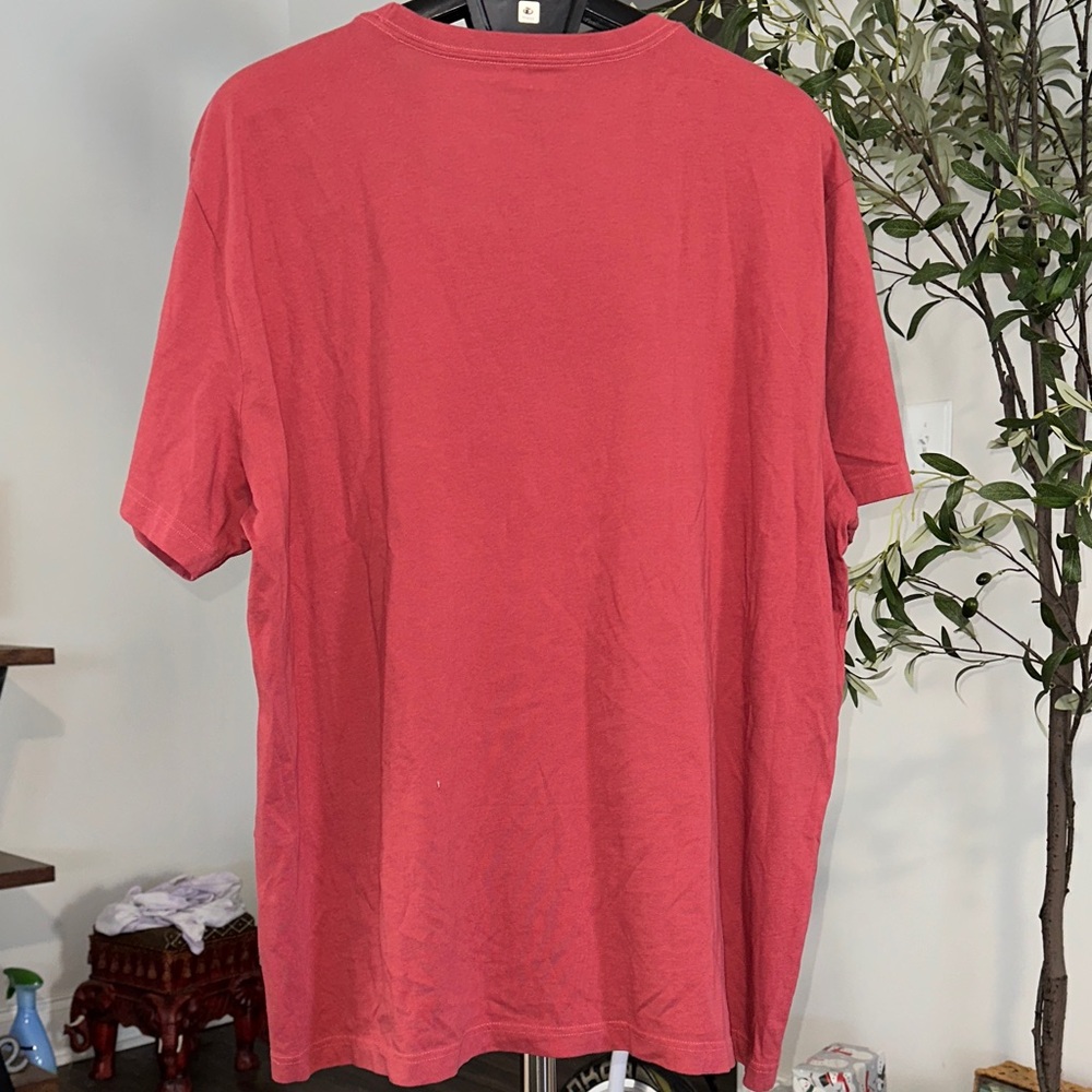 Life Is Good Coral Dog Graphic T-Shirt - Picture 4 of 7